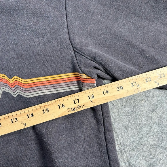 Patagonia‎ Sweatshirt Mens Small Grey Uprisal Crew Pullover Striped Casual Cozy - Picture 5 of 7